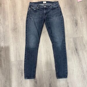 Hudson Jeans Womens 27 Blue Skinny Stretch Denim low Rise 29x29